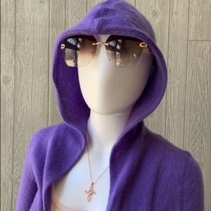 CASHMERE HOODIE CARDIGAN